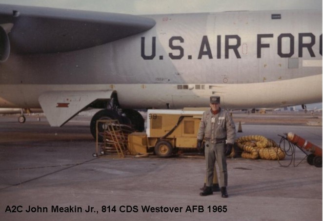 John Meakin Jr. Flight line duty 1965