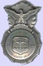 Air Police Badge Replacement For Fist Issue,Used From Late 1959 to 1968