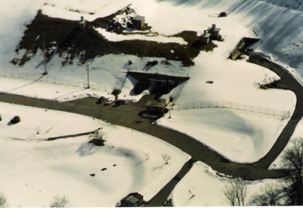 This  underground bunker, was built in 1956 as a regional control center by the Strategic Air Command (SAC).