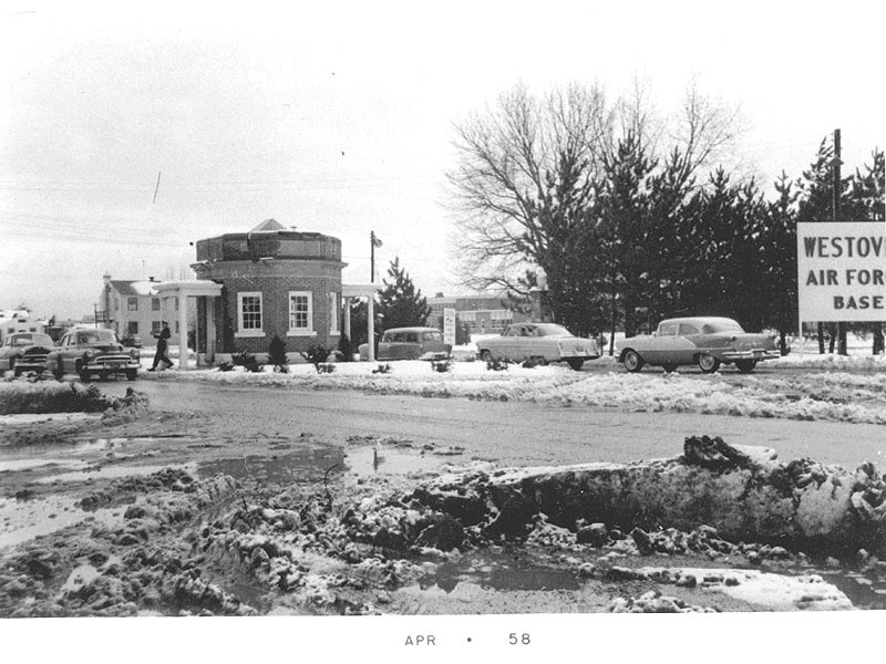 Westover main Gate April 1958